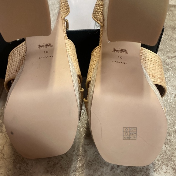New in box. Coach heels - Picture 3 of 3